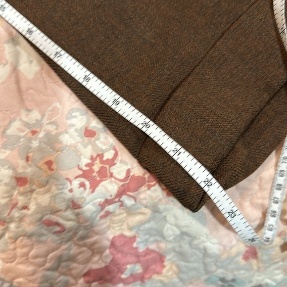 Rue21 brown herringbone tweed cropped pants size 7/8. -A11 - Picture 8 of 9